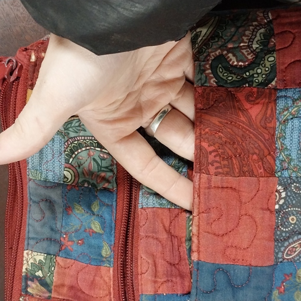 Donna Sharp Patchwork Shoulder Bag - image 3